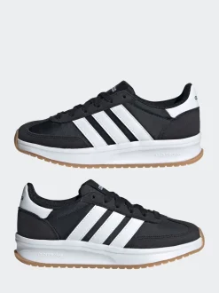 Noir/Blanc - adidas Run 70s 2.0 Baskets Dentelle Junior