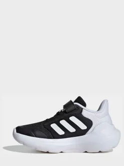 Noir/Blanc - adidas Tensaur Run 2.0 Baskets enfant à crochets et boucles