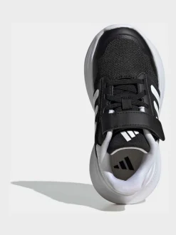 Noir/Blanc - adidas Tensaur Run 2.0 Baskets enfant à crochets et boucles