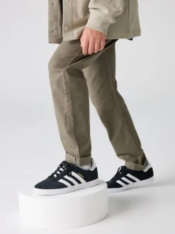 Noir/Blanc - Baskets adidas Originals Gazelle Lace Junior