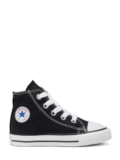 Noir/Blanc - Baskets montante Converse Chuck Taylor All Star pour bébé