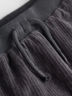 Noir/Blanc - Ensemble veste, haut et jogging en velours bébé (0mois-2ans)