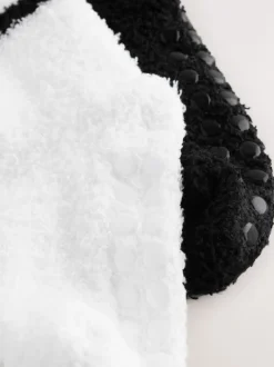 Noir/blanc à liserés - Paquet de chaussettes douillettes 2