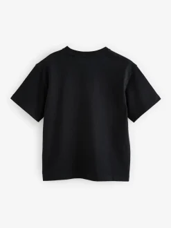 Noir/Blanc - Lot de 3 t-shirts décontractés smALLSAINTS Garçons à col rond