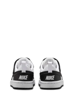 Noir/Blanc - Nike Baskets Junior Court Borough Low Recraft
