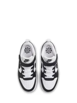 Noir/Blanc - Nike Baskets Junior Court Borough Low Recraft