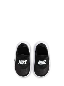 Noir/Blanc - Nike Infant Flex Tapis de couloir 4 Trainers