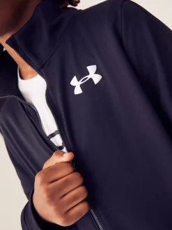 Noir/Blanc - Survêtement en tricot Under Armour