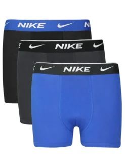 Noir/Bleu - Lot de 3 boxers Nike garçon