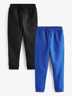 Noir/Bleu Cobalt - Lot de 2 joggings (3-16ans)