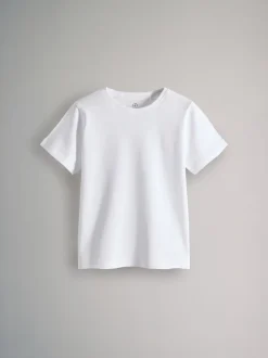 Noir/bleu marine/gris chiné/blanc - The Set lot de 8 t-shirts en coton à manches courtes