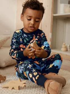 Noir/Bleu/Jaune Diwali - Pyjama simple (9mths-10yrs)