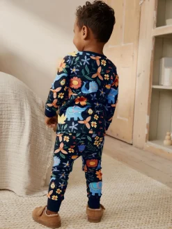 Noir/Bleu/Jaune Diwali - Pyjama simple (9mths-10yrs)