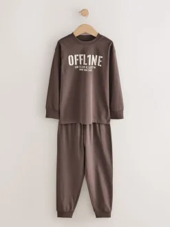 Noir/Brun - Lot de 3 pyjamas à jambes courtes (3-16ans) (3-16ans)