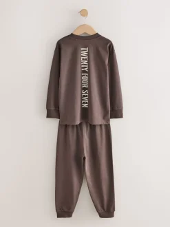 Noir/Brun - Lot de 3 pyjamas à jambes courtes (3-16ans) (3-16ans)