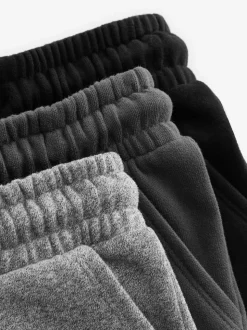 Noir/Charcoal/Gris - Lot de 3 joggings Soft Touch (3mois-7ans)