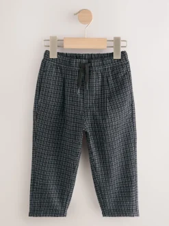 Noir/Gris - Pantalons élégants à enfiler (3mois à7ans)