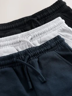 Noir/gris/bleu marine - Short en jersey 3 Pack (3mois-7ans)