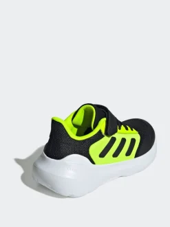 Noir/Jaune - adidas Tensaur Run 2.0 Baskets enfant à crochets et boucles