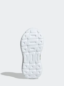 Noir/Jaune - adidas Tensaur Run 2.0 Baskets enfant à crochets et boucles