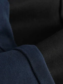 Noir/Marine - Lot de 2 pantalons chino skinny extensible (3-17ans)