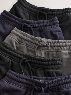 Noir/Marine/Gris - Lot de 5 joggings Basic (3-16ans)