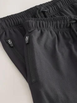 Noir/Noir - Short de sport léger 2 Pack (3-17ans)