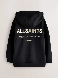Noir/Or - SmallSaints Oversized Underground Pullover Sweat-shirt à capuche