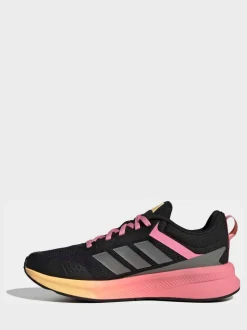 Noir/Rose - adidas Fortarun 4.0 Baskets Dentelle Junior