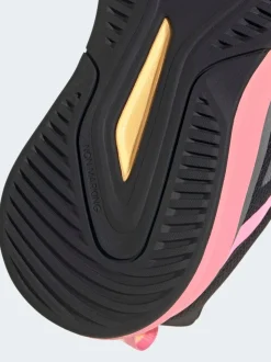 Noir/Rose - adidas Fortarun 4.0 Baskets Dentelle Junior