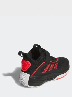 Noir/Rouge - adidas Ownthegame 3.0 Baskets pour enfants