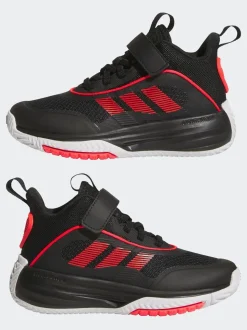 Noir/Rouge - adidas Ownthegame 3.0 Baskets pour enfants