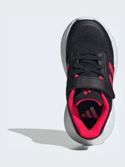 Noir/Rouge - adidas Tensaur Run 2.0 Baskets enfant à crochets et boucles