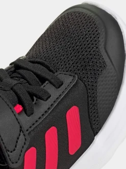 Noir/Rouge - adidas Tensaur Run 2.0 Baskets enfant à crochets et boucles