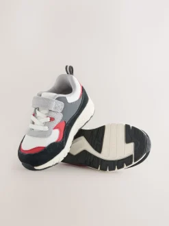 Noir/Rouge - Entraîneurs en dentelle élastique