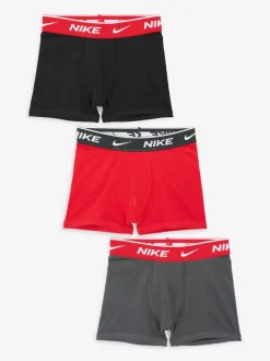 Noir/Rouge - Lot de 3 boxers Nike garçon