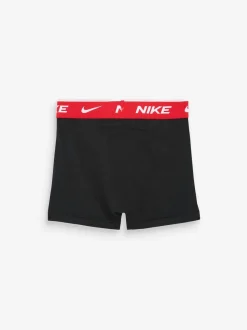 Noir/Rouge - Lot de 3 boxers Nike garçon
