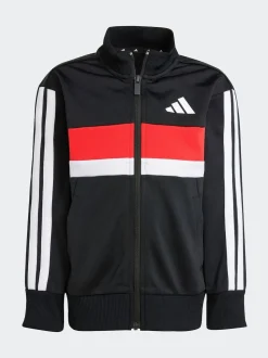 Noir/Rouge - Survêtement adidas Essentials Tiberio 3-Rayures pour petits enfants