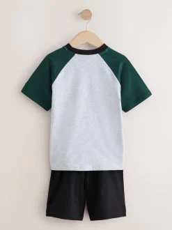 Noir/Vert - Pyjama court 3 Pack (3-16ans)