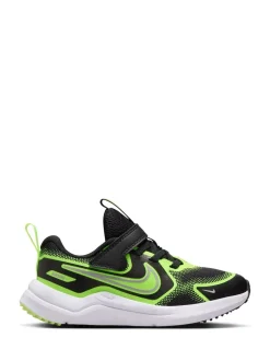 Noir/volt - Nike Baskets de course Cosmic Junior