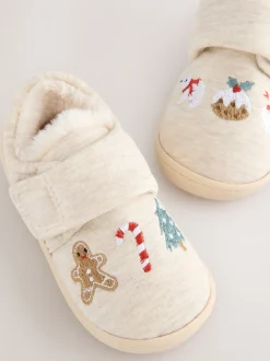 Noël neutre - Chaussons Cupsole doublés chauds