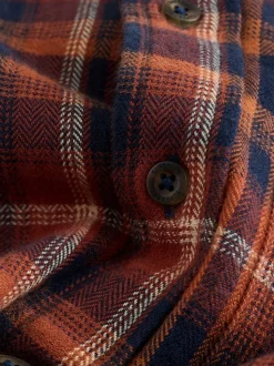 Orange - Chemise Superdry à carreaux