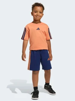 Orange - Ensemble t-shirt adidas Essentiels pour petits enfants