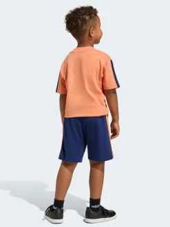 Orange - Ensemble t-shirt adidas Essentiels pour petits enfants