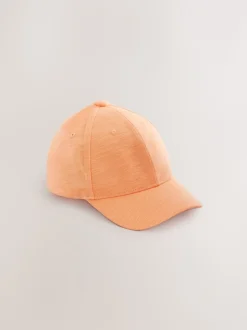Orange - Jersey Baseball 100% Cotton Casquette (3mths-10yrs)
