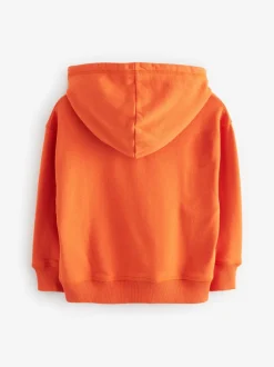 Orange - Superdry Sweat à capuche Essentiel