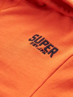 Orange - Superdry Sweat à capuche Essentiel