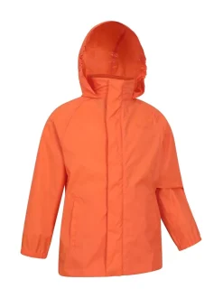 Orange - Veste imperméable Mountain Warehouse Pakka II