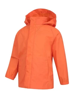 Orange - Veste imperméable Mountain Warehouse Pakka II