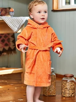 Orange rouillé - Jojo Maman Bébé Peignoirs en coton éponge